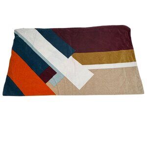 Ikea Luktaster Pillow Cover 16"x26" 100% Cotton Multicolor Striped Modern Design